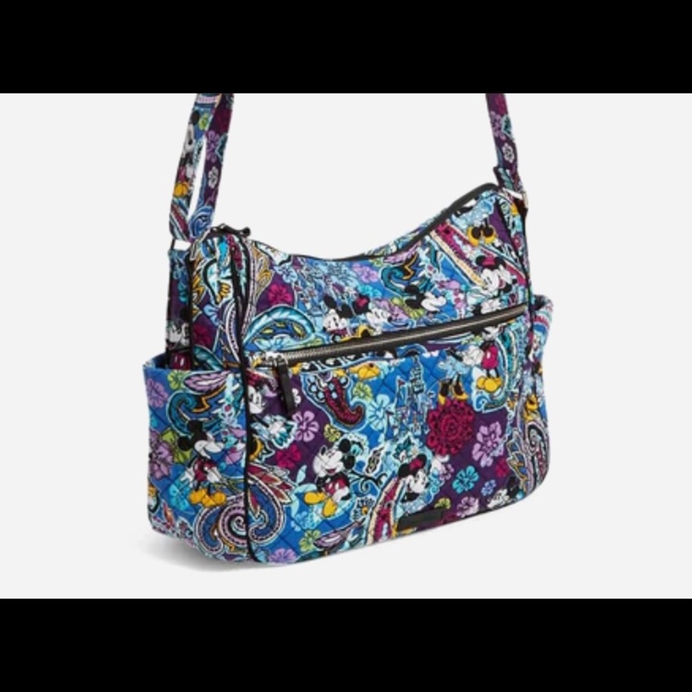 Vera Bradley Disney Mickey’s Paisley Celebration On The Go Crossbody Purse NWT